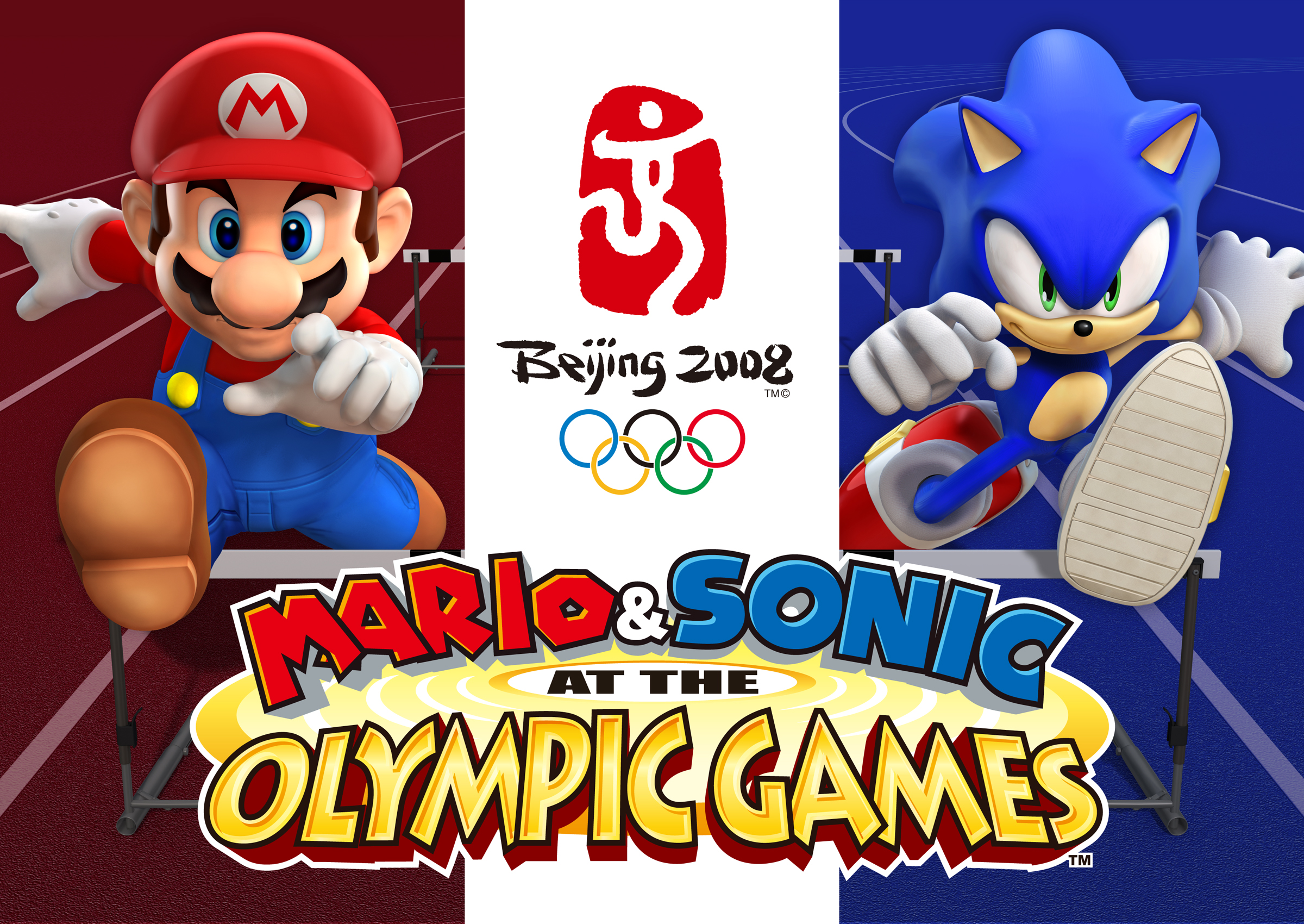 Mario and sonic at the olympics